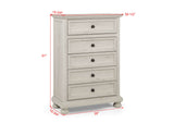 Claribelle White Storage Sleigh Bedroom Set