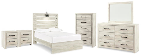 Cambeck Full Panel Bed, Dresser, Mirror, Chest and 2 Nightstands