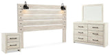 Cambeck King Panel Headboard, Dresser, Mirror and Nightstand