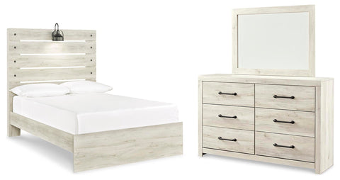 Cambeck Full Panel Bed, Dresser and Mirror