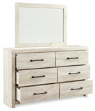 Cambeck King Storage Bed, Dresser, Mirror and 2 Nightstands