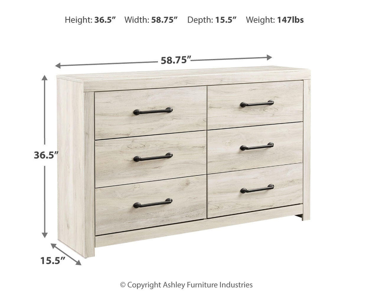 Cambeck Full Panel Storage Bed with Dresser and Nightstand