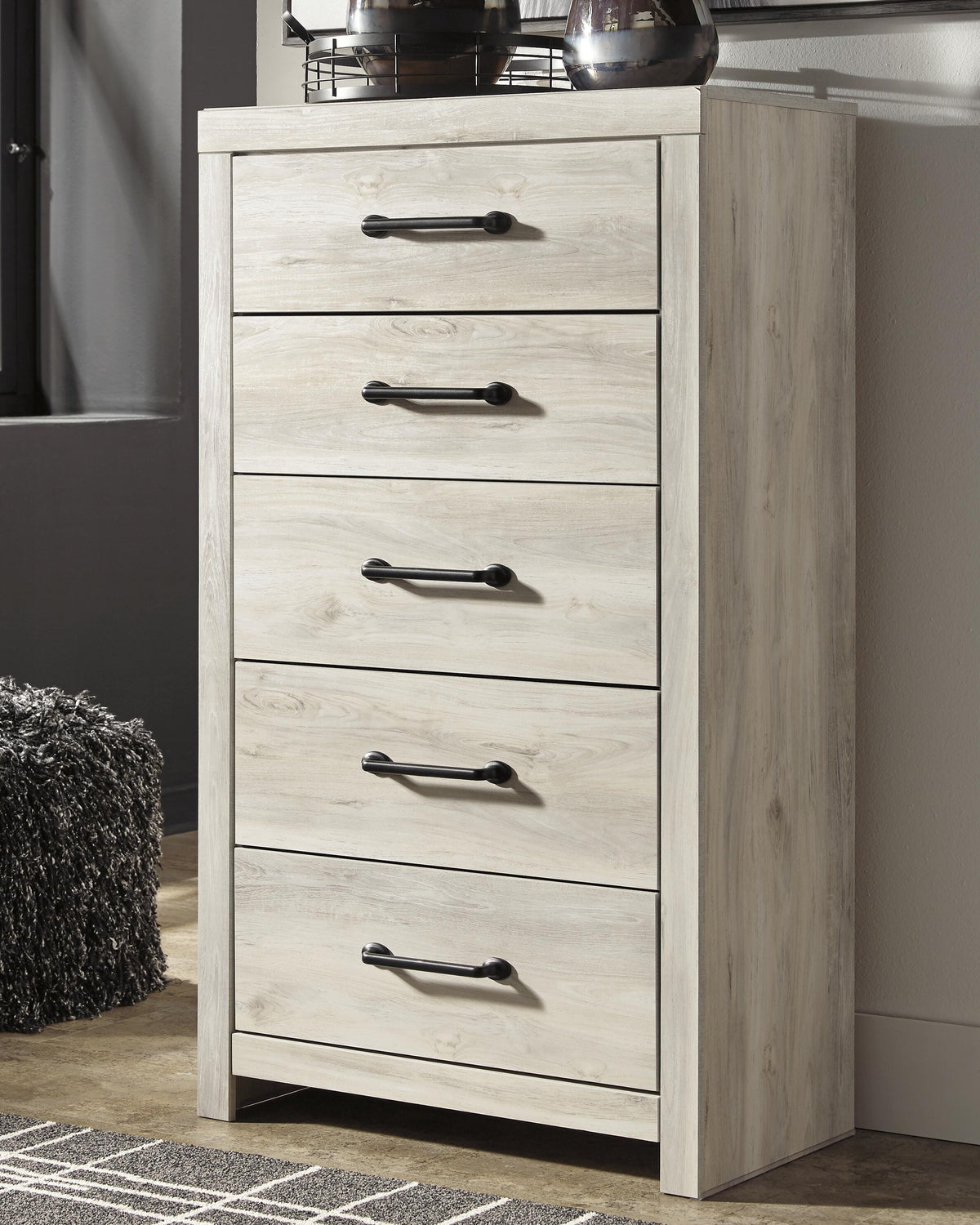 Cambeck Queen Panel Bed with Storage, Dresser, Mirror and 2 Nightstands
