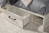 Cambeck Full Panel Bed with Storage, Chest and Nightstand