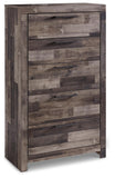 Derekson Full Panel Bed, Dresser and Chest