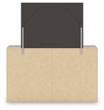 Elbrim Queen Panel Storage Bed, Dresser and Mirror