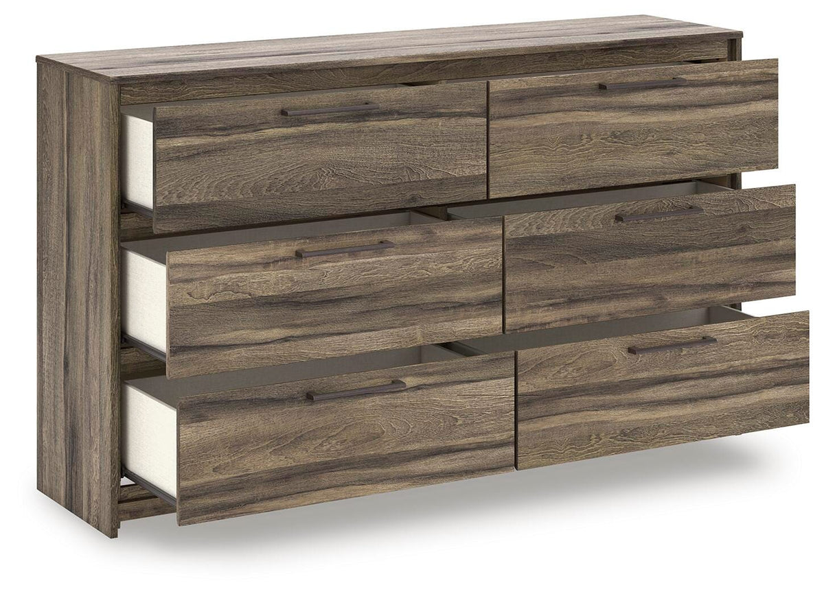 Elbrim Full Storage Bed, Dresser and Nightstand