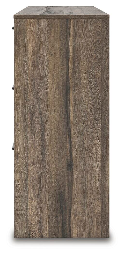 Elbrim Queen Panel Storage Bed, Dresser and Nightstand