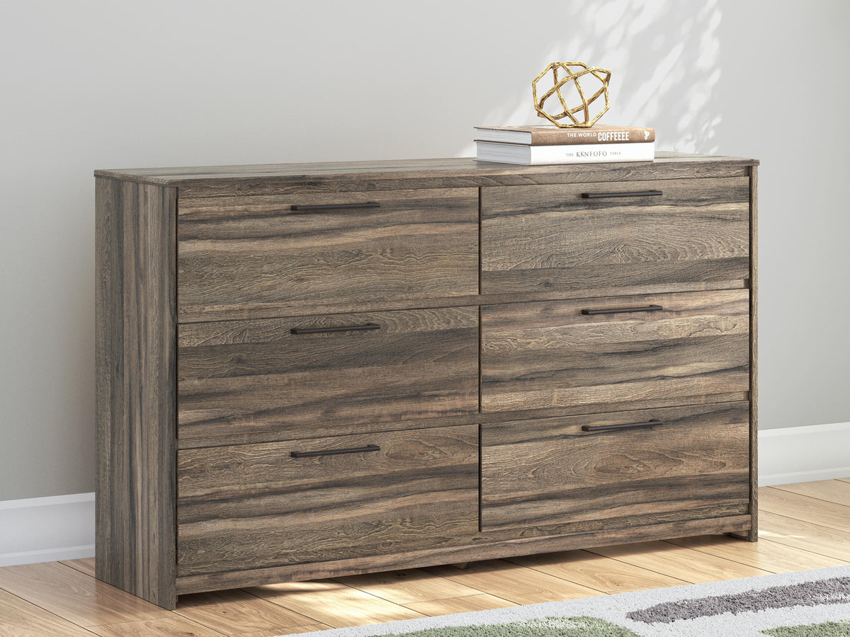 Elbrim Full Storage Bed, Dresser and Nightstand