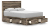 Elbrim Queen Panel Storage Bed, Dresser and Mirror