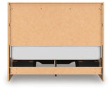 Elbrim Queen Panel Storage Bed, Dresser and Mirror