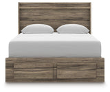 Elbrim Queen Panel Storage Bed, Dresser and Mirror