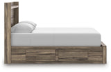 Elbrim Queen Panel Storage Bed, Dresser and Mirror