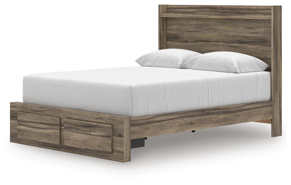 Elbrim Queen Panel Storage Bed, Dresser and Mirror