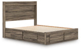Elbrim Queen Panel Storage Bed, Dresser and Mirror