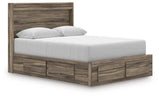 Elbrim Queen Panel Storage Bed, Dresser and Mirror