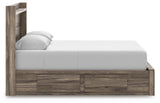 Elbrim Queen Panel Storage Bed, Dresser and Mirror