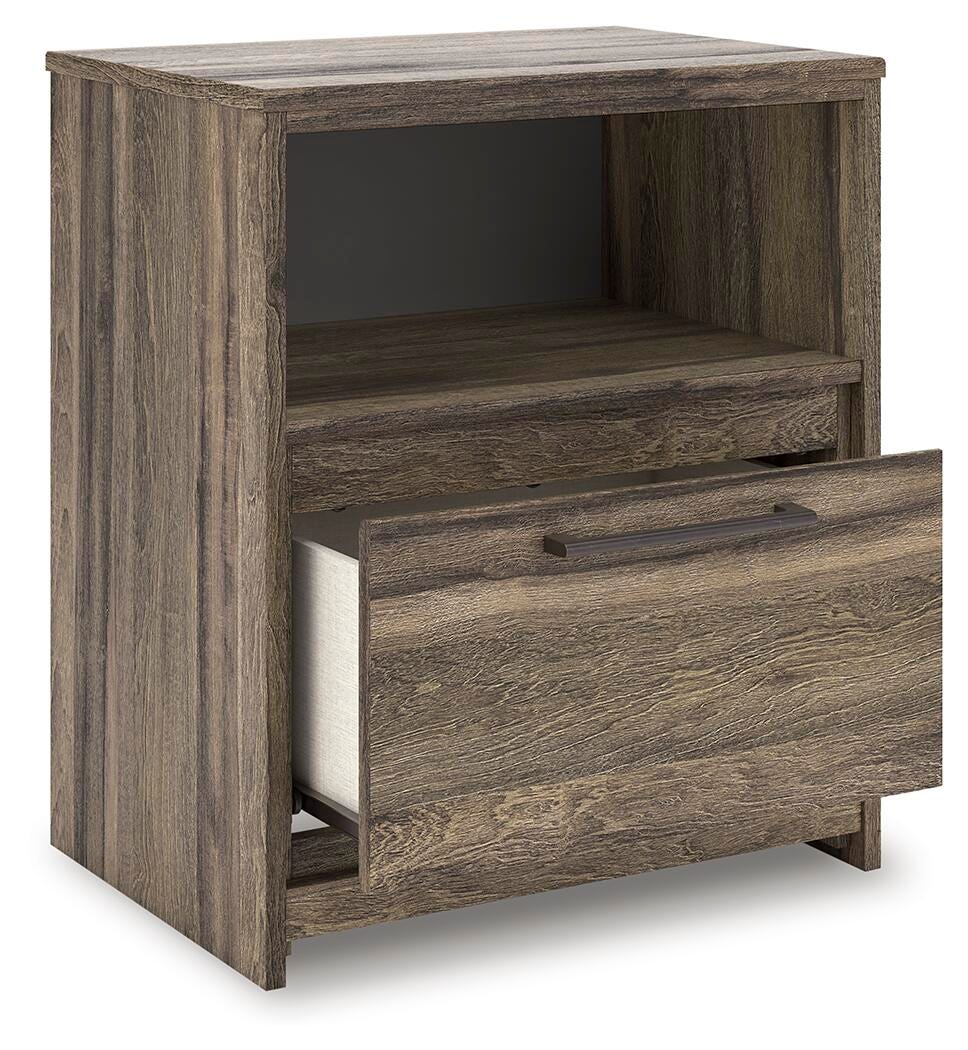 Elbrim Full Storage Bed, Dresser and Nightstand