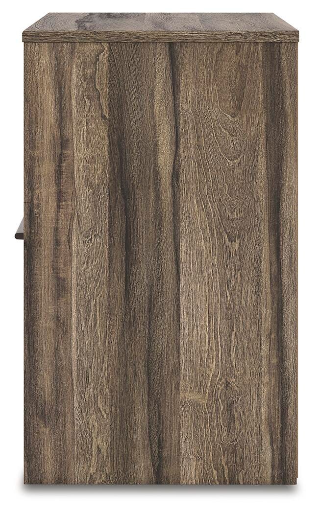 Elbrim Queen Panel Storage Bed, Dresser and Nightstand
