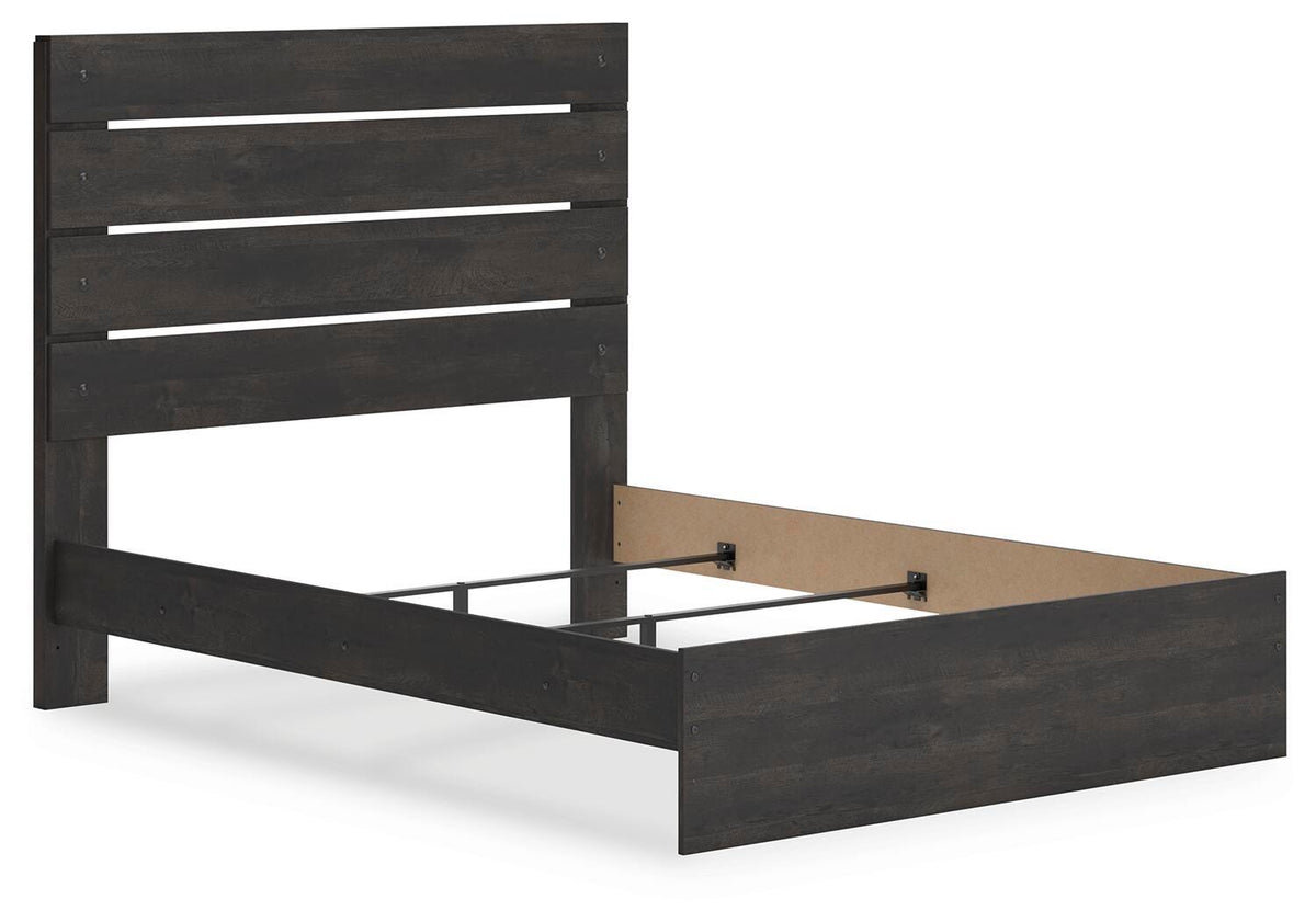 Hollivern Queen Panel Bed, Dresser and Mirror