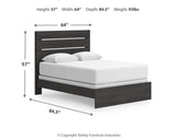 Hollivern Queen Panel Bed, Dresser and Mirror