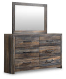Drystan King Panel Bed, Dresser, Mirror and 2 Nightstands