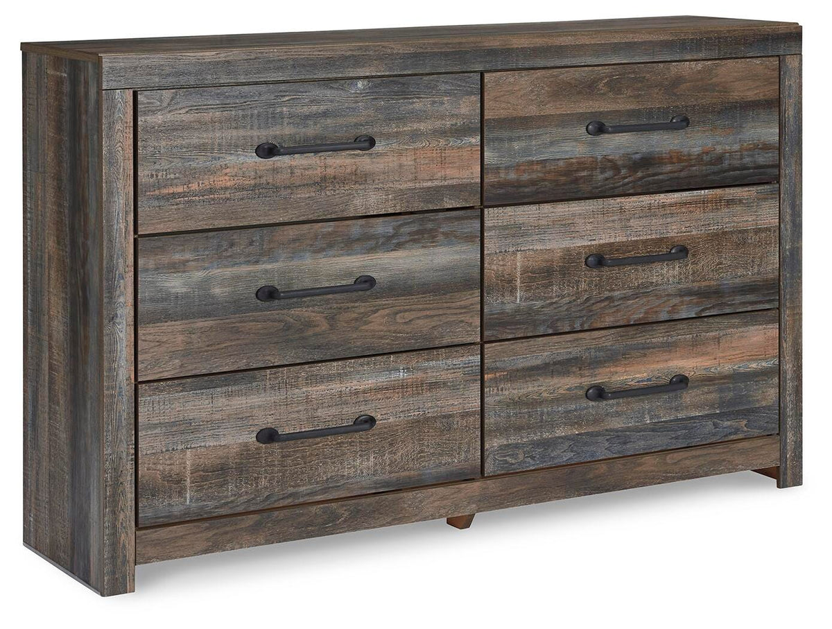 Drystan King Bookcase Storage Bed and Dresser