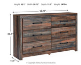 Drystan Twin Panel Bed with Storage, Dresser and Nightstand