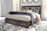 Drystan King Panel Bed, Dresser, Mirror and 2 Nightstands