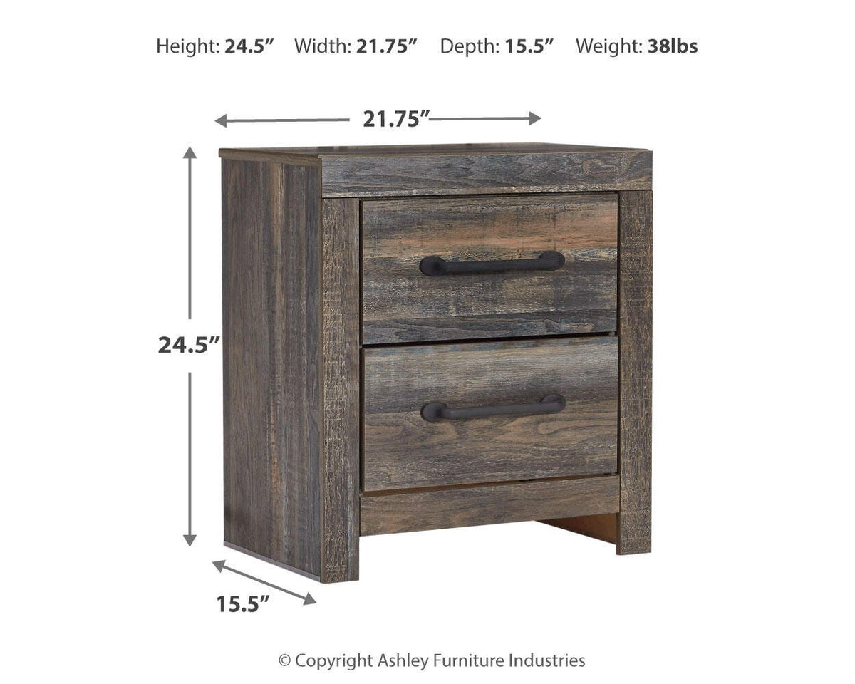 Drystan King Storage Bed, Dresser, Mirror, Chest and Nightstand