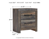 Drystan Twin Panel Bed with Storage, Dresser and Nightstand