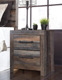 Drystan Full Bookcase Bed with 2 sided Storage, Dresser and Nightstand