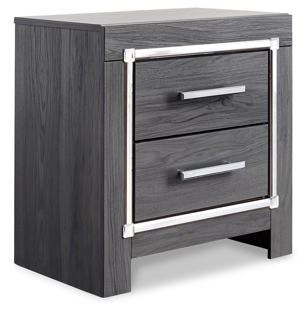Lodanna King Storage Bed, Chest and 2 Nightstands