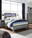 Baystorm Full Panel Bed and Nightstand