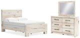 Lawroy Full Panel Bed, Dresser and Mirror