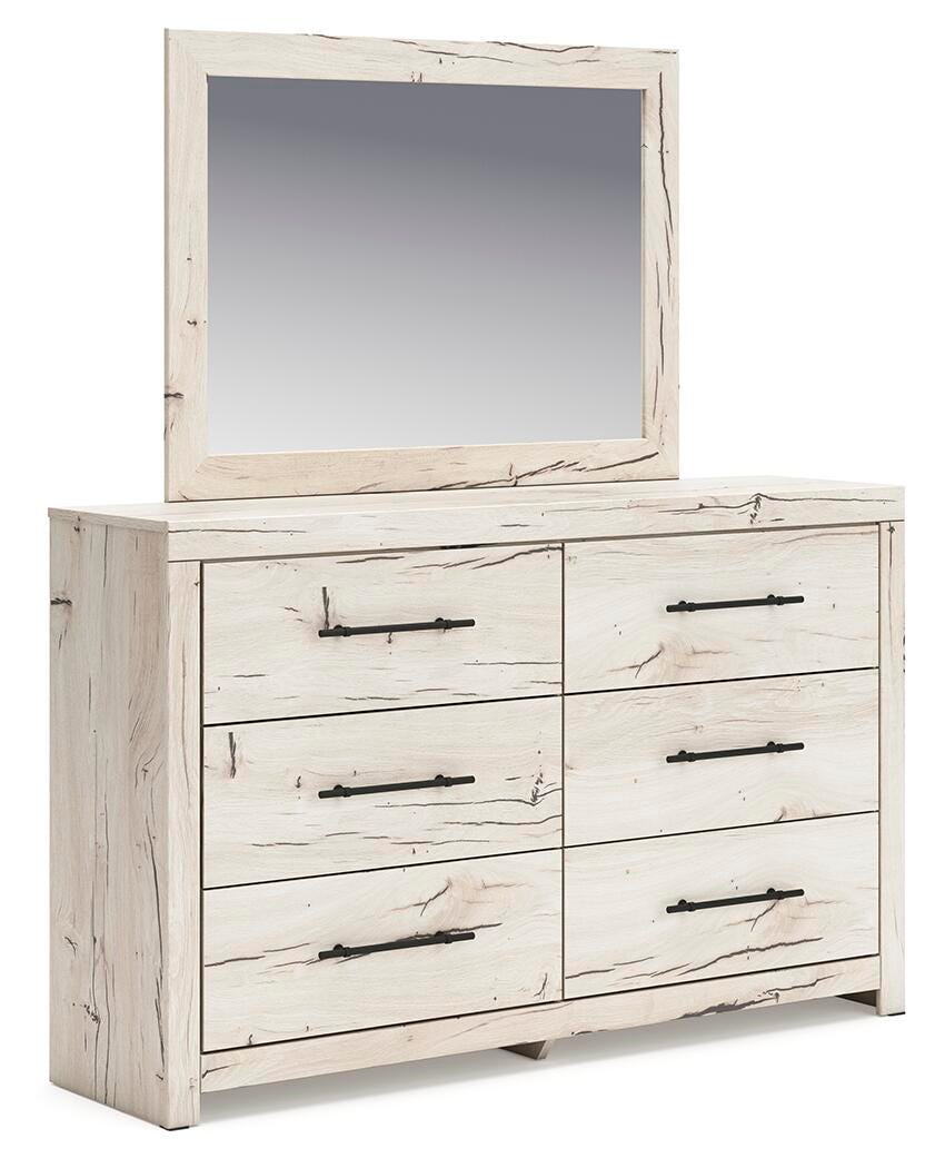 Lawroy Queen Storage Bed, Dresser, Mirror, Nightstand