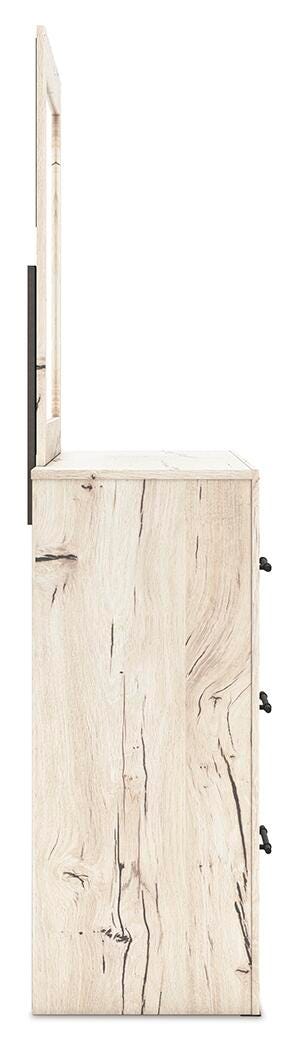 Lawroy Queen Storage Bed, Dresser, Mirror, Nightstand