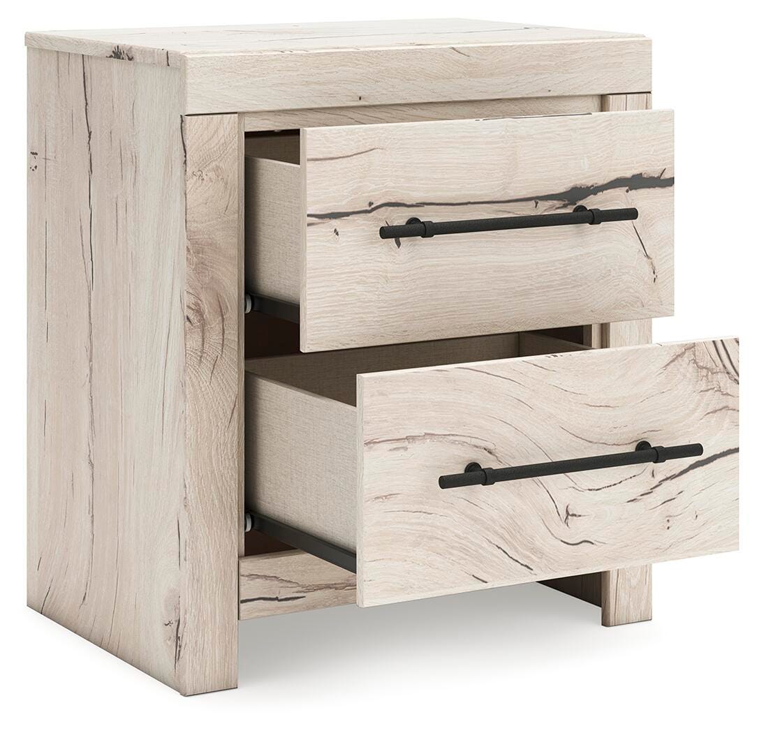 Lawroy Full Panel Storage Bed, Dresser, Mirror and Nightstand