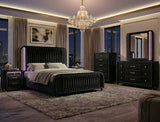 Valeria Black Bedroom Mirror - Crown Mark | Olivia Furniture