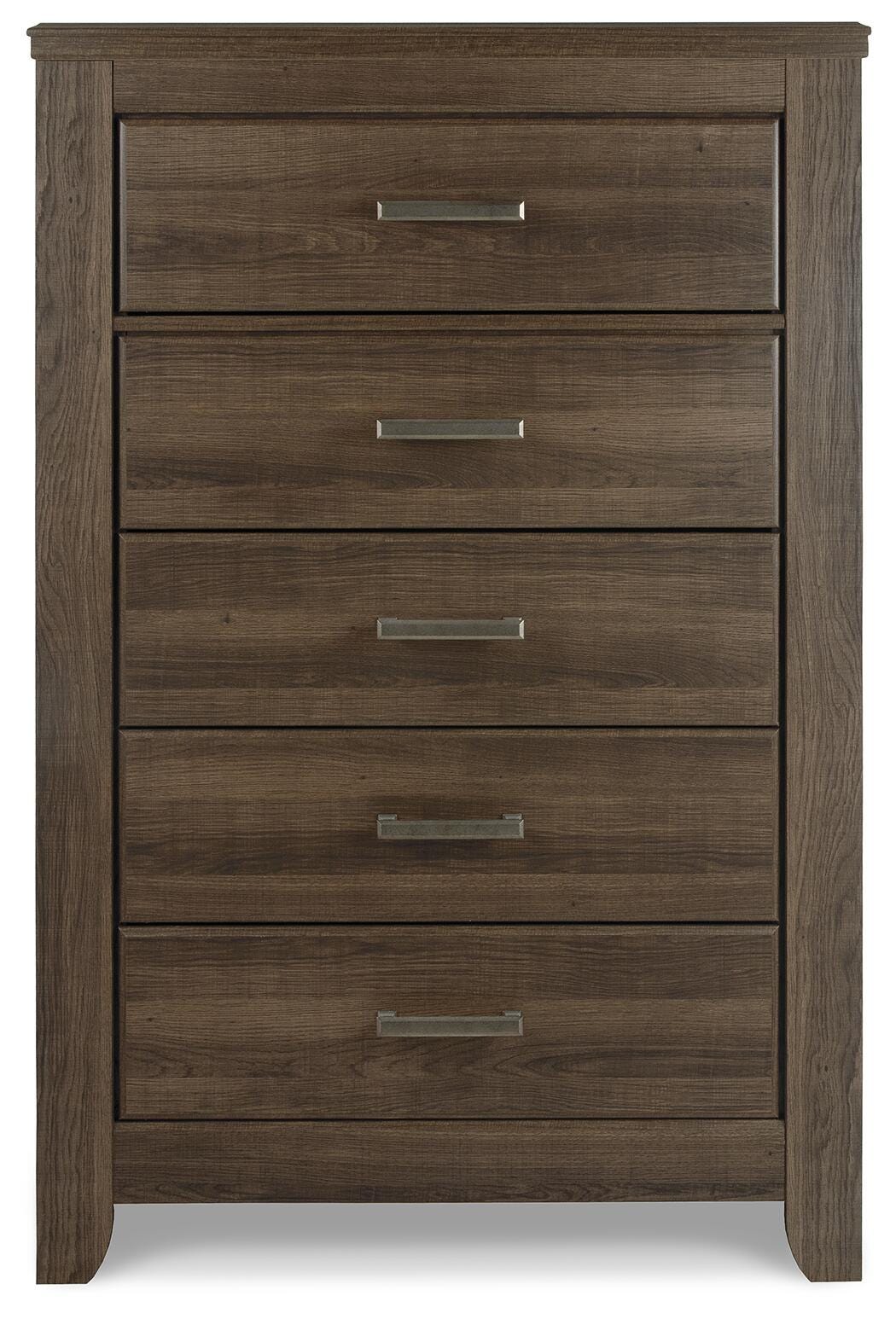 Juararo California King Poster Bed, Dresser, Mirror, Chest and 2 Nightstands