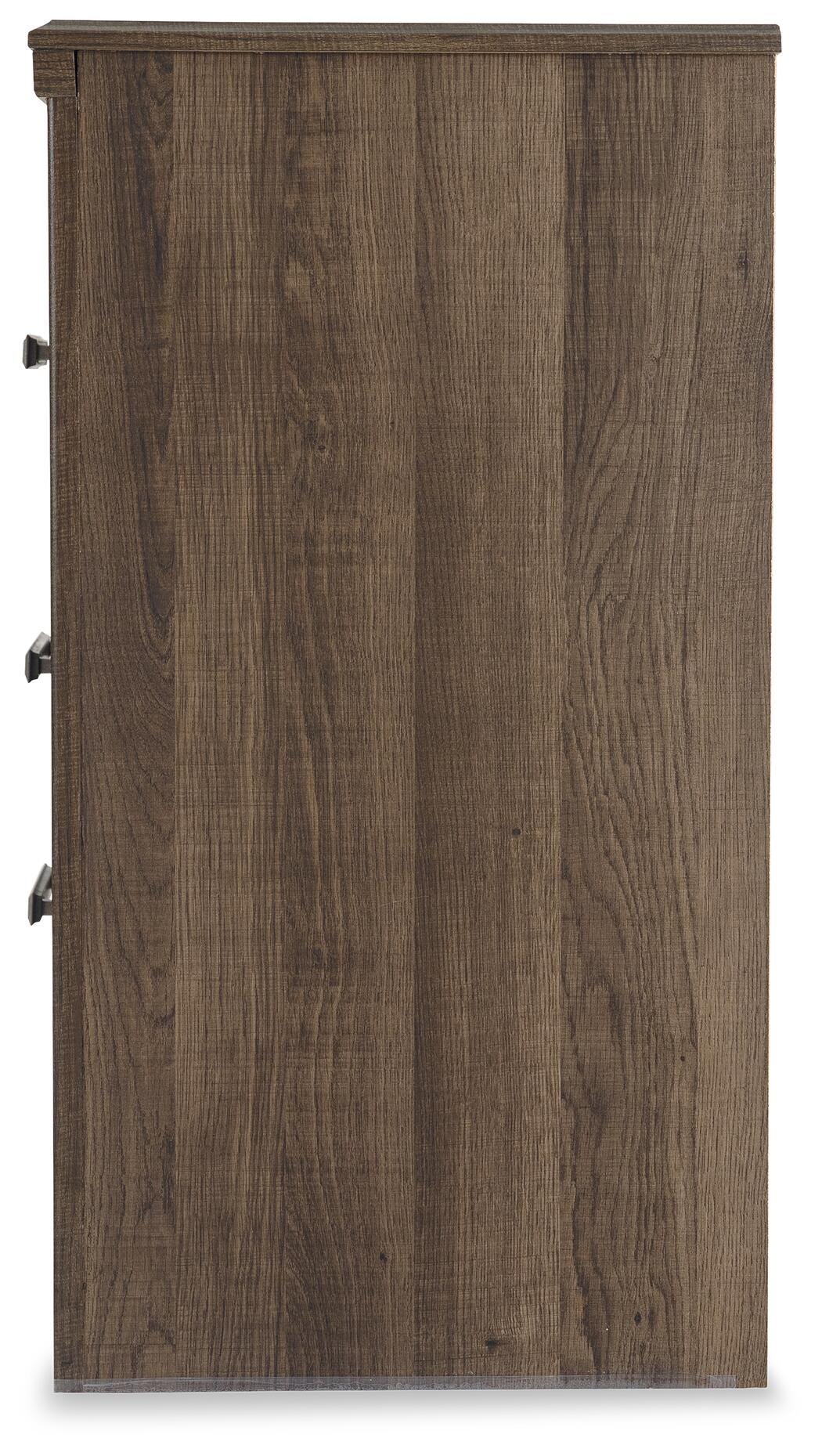 Juararo California King Poster Bed, Dresser, Mirror, Chest and 2 Nightstands