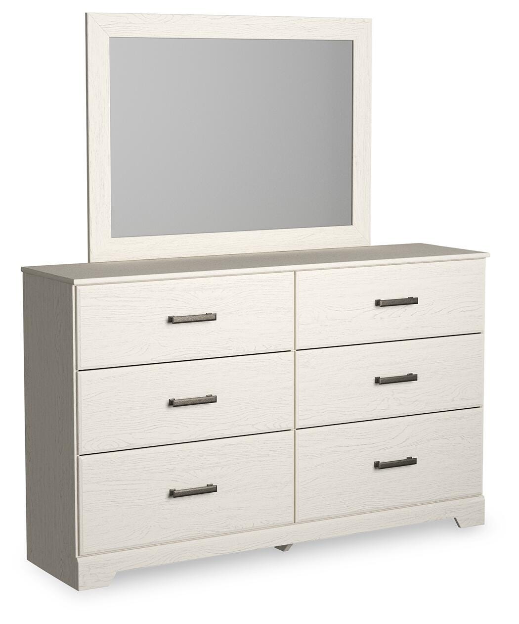 Stelsie King Panel Bed, Dresser, Mirror and Nightstand