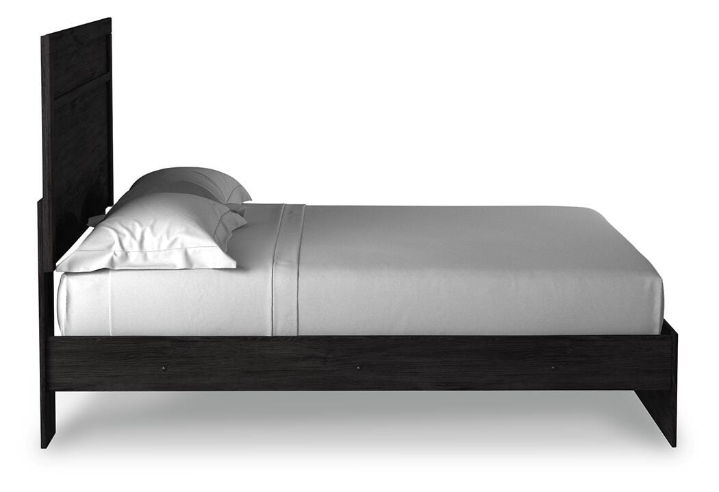Belachime King Panel Bed and Nightstand