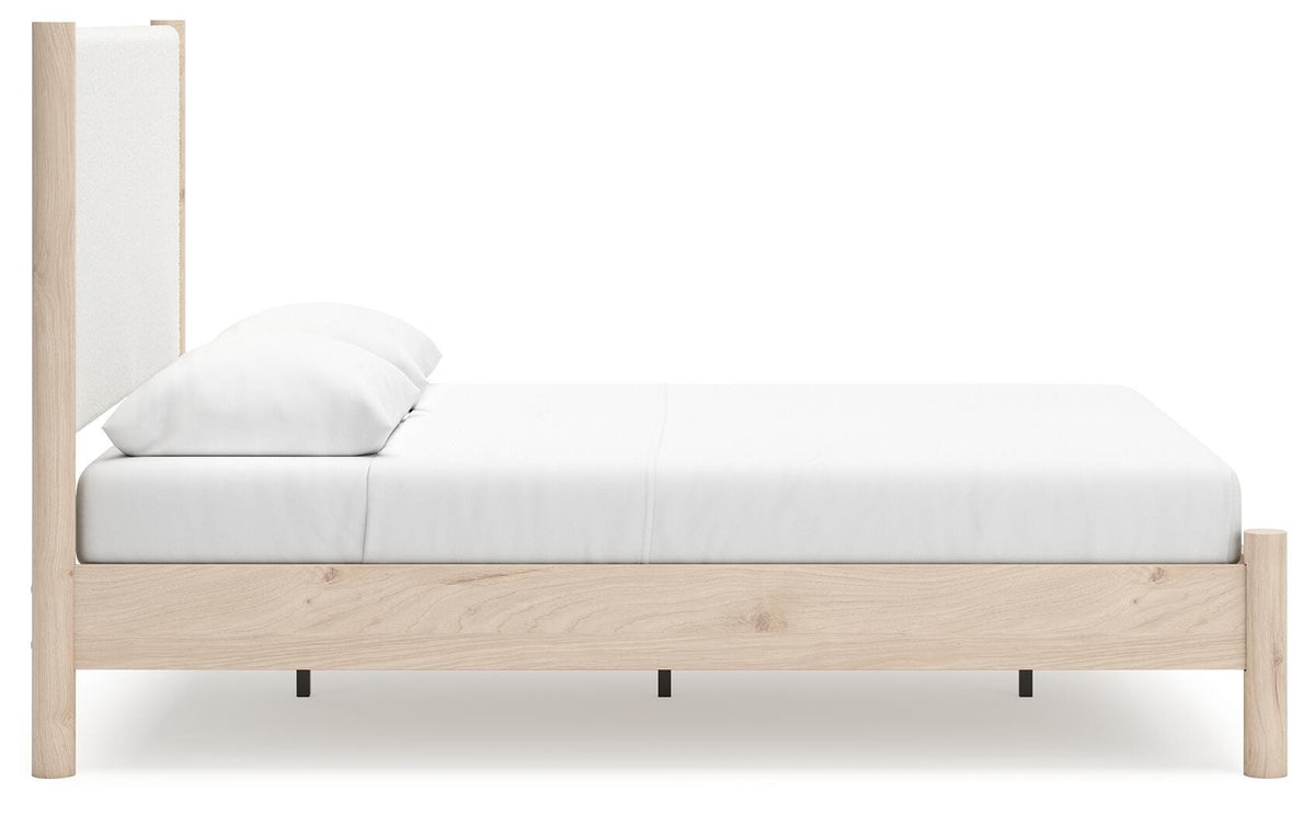 Cadmori Queen Upholstered Panel Bed