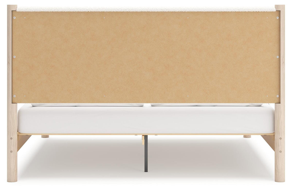 Cadmori King Upholstered Panel Bed
