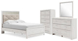 Altyra Full Panel Bed, Dresser, Mirror and Chest