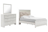 Altyra Full Panel Bed, Dresser and Mirror