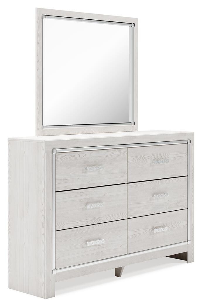 Altyra Queen Storage Bed, Dresser Mirror, Chest and 2 Nightstands
