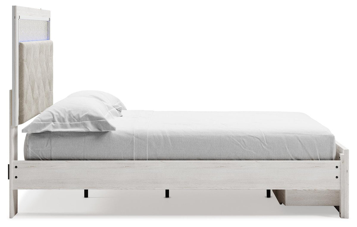Altyra Queen Storage Bed, Dresser Mirror, Chest and 2 Nightstands