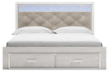 Altyra King Storage Bed, Dresser, Mirror and 2 Chests